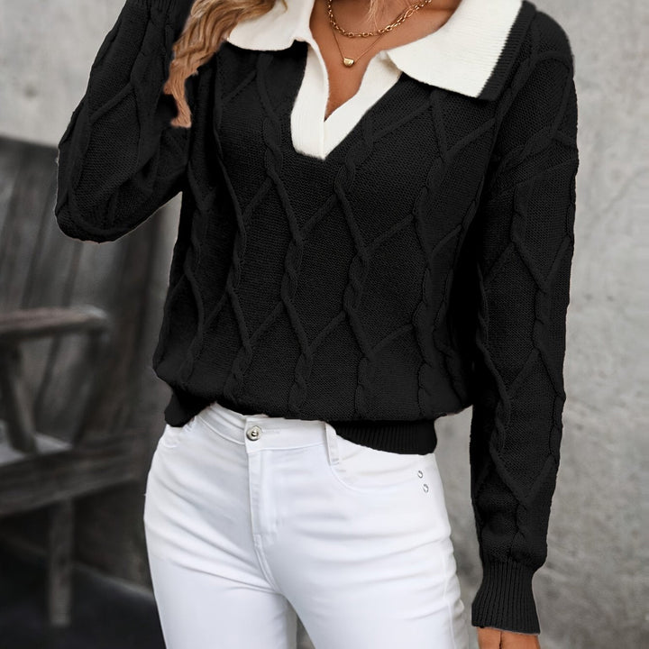 Novira – Pull en tricot à blocs de couleur