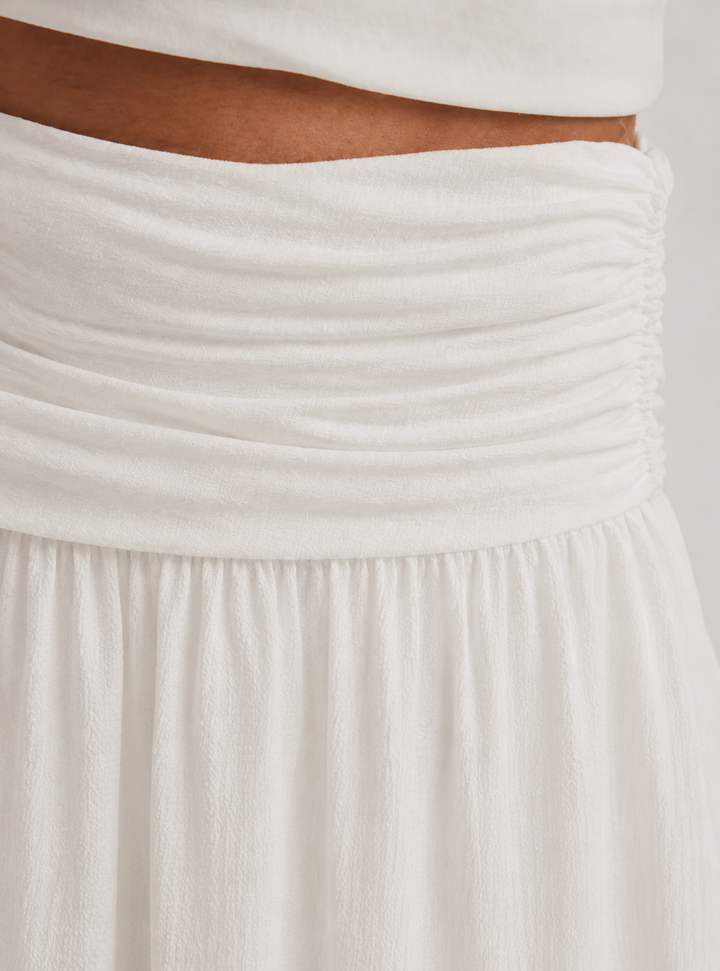 Orlise – jupe à taille froncée