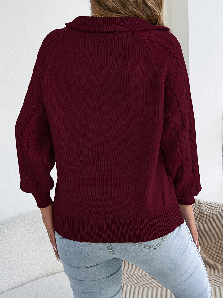 Mevira – pull en maille à manches lanterne