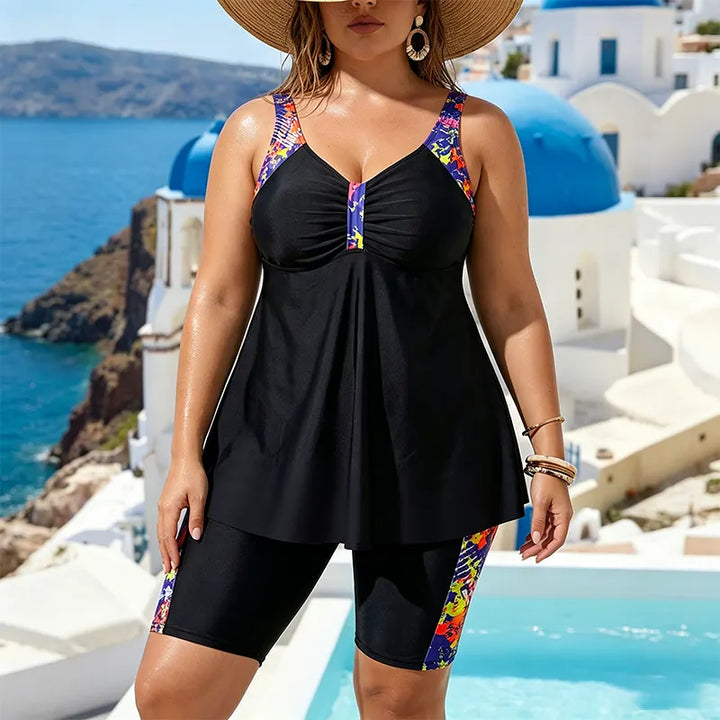 Soreli – Ensemble tankini ample avec short