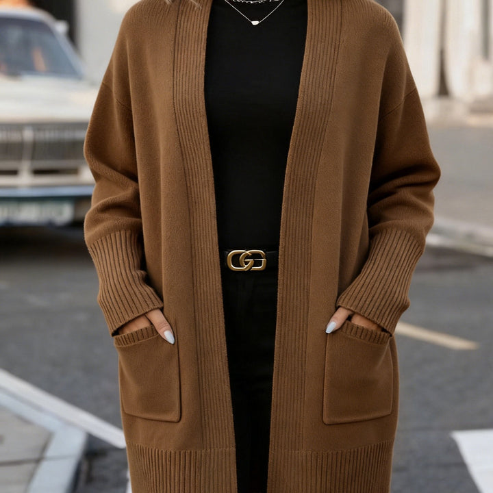 Navira – cardigan en tricot côtelé