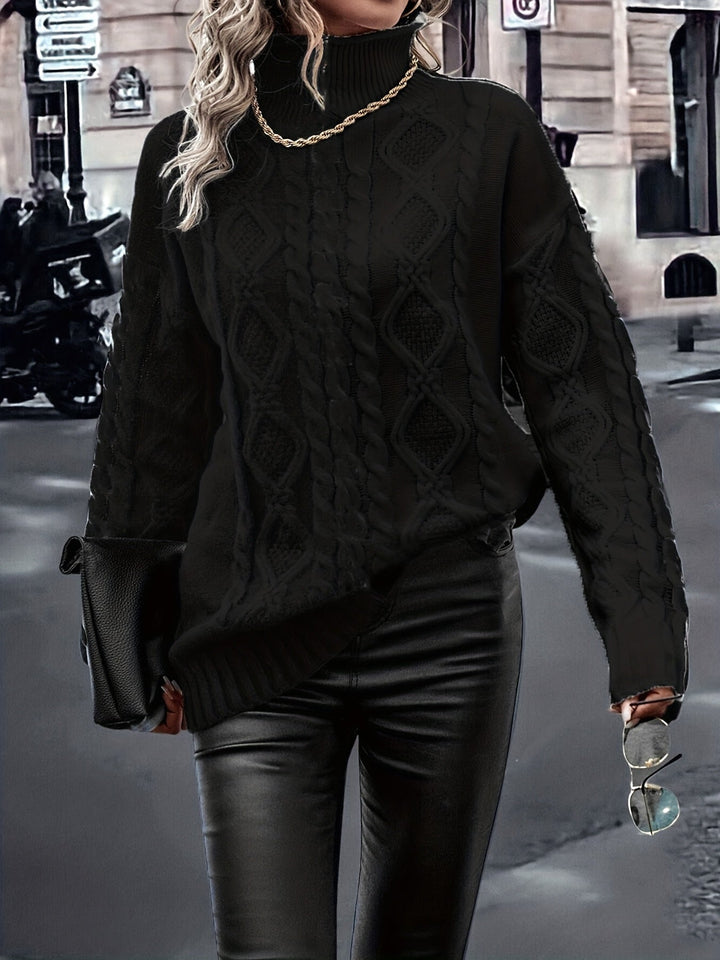 Nerise – Blouse en tricot à rayures verticales