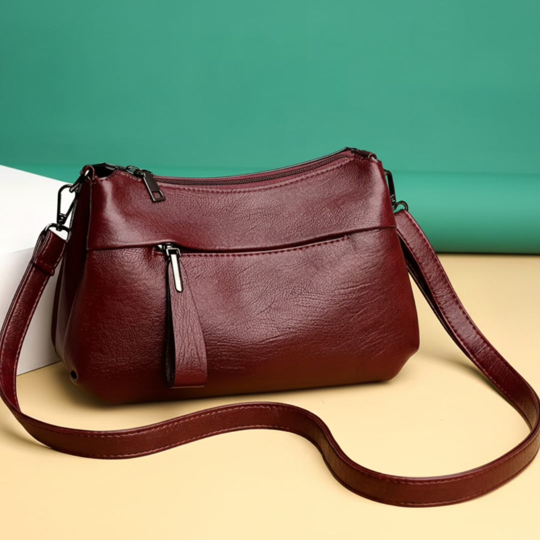 Lysara – Sac bandoulière en tissu à plusieurs compartiments
