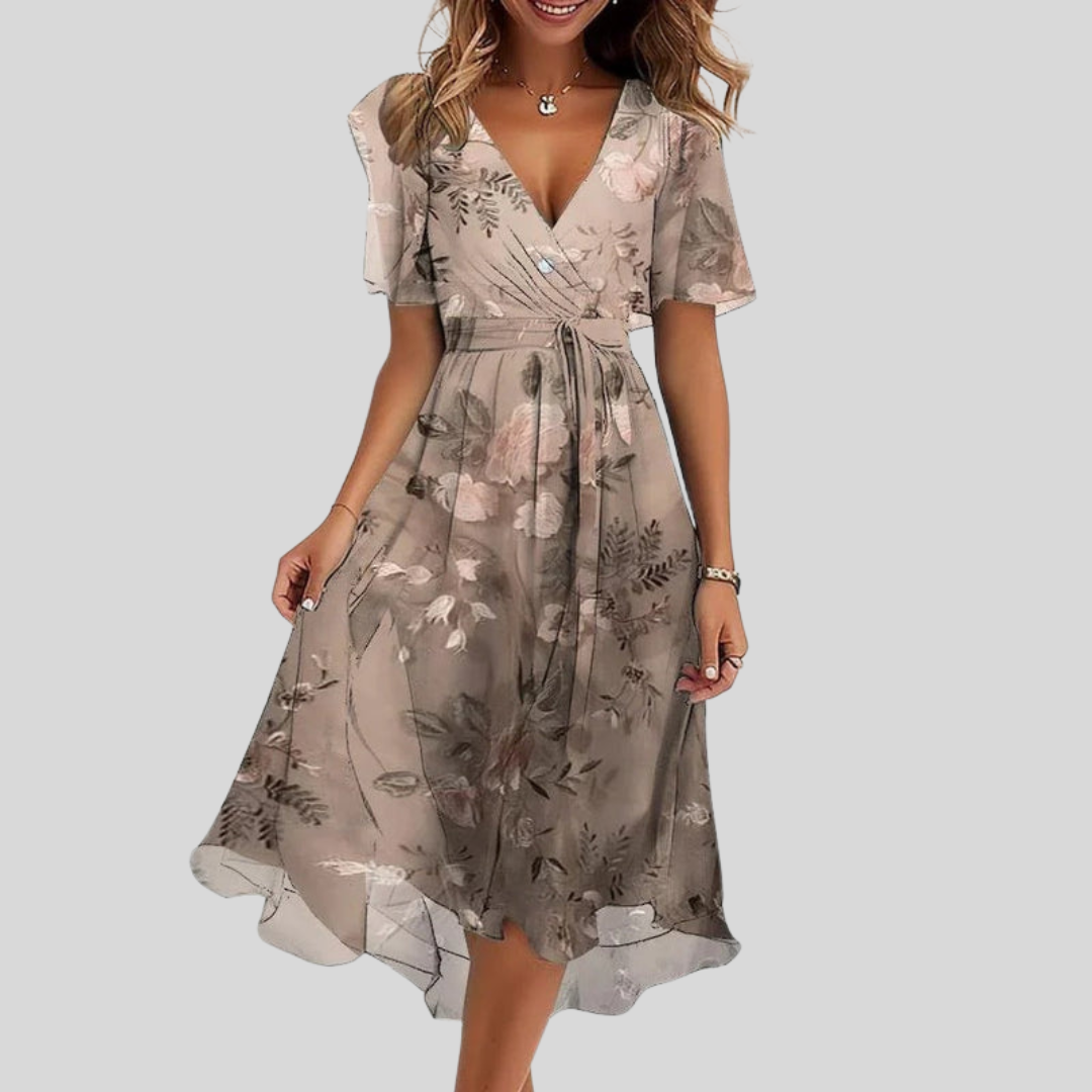 Zaleia – robe à ourlet asymétrique