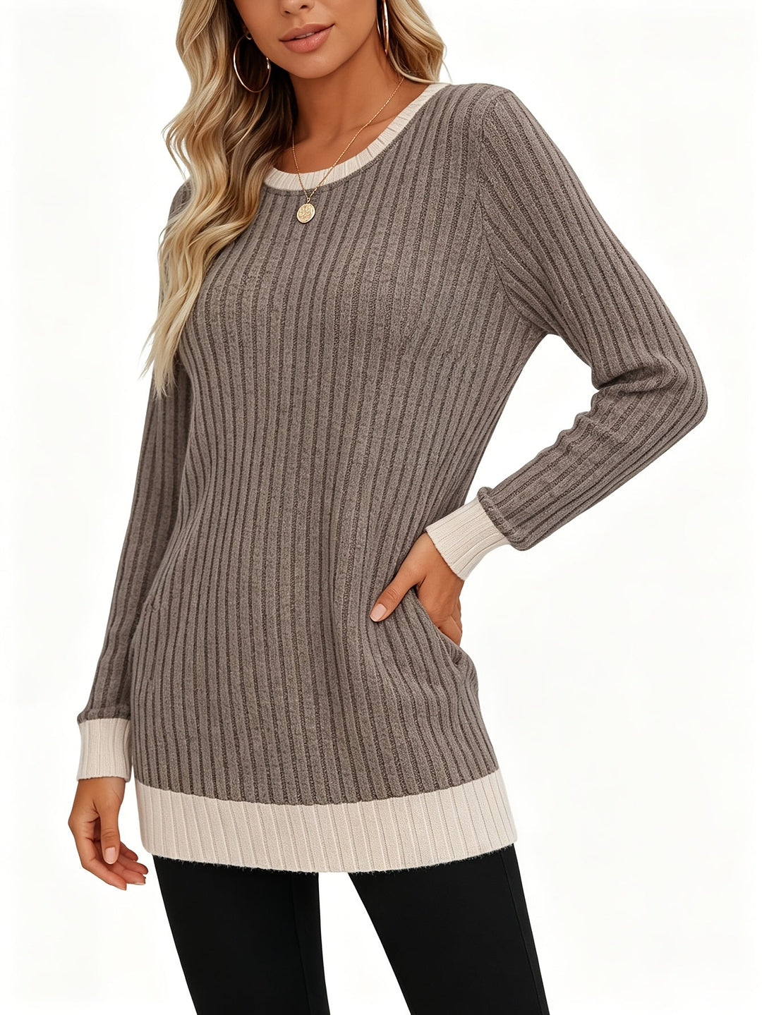 Soreli – t-shirt en maille jersey à blocs de couleur