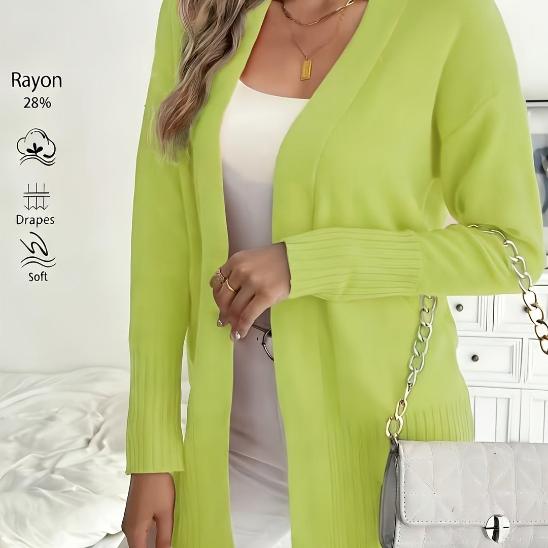 Tivora – gilet long en maille