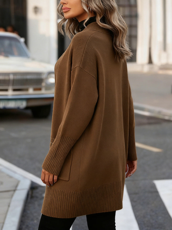 Navira – cardigan en tricot côtelé