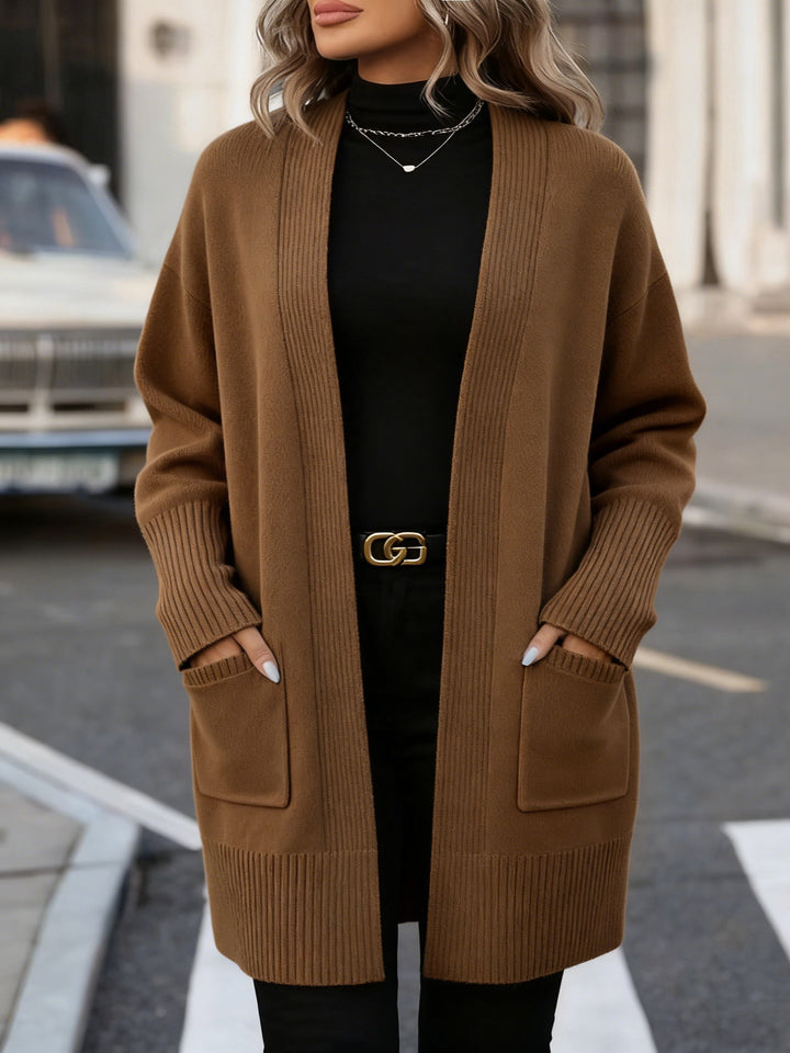 Navira – cardigan en tricot côtelé