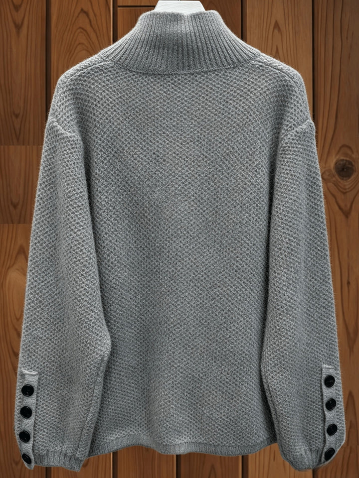 Vesara – cardigan en tricot à col montant