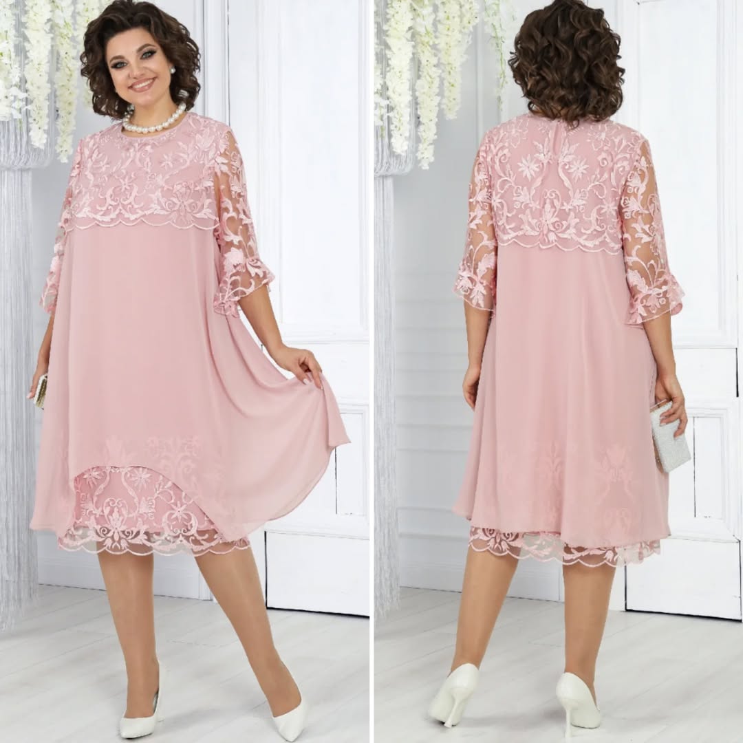 Novira – À empiècements patchwork en mousseline, robe