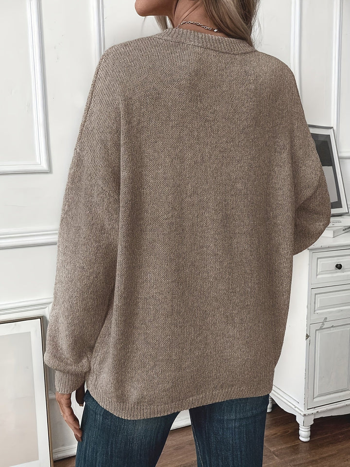Noreli – pull en maille à couture centrale