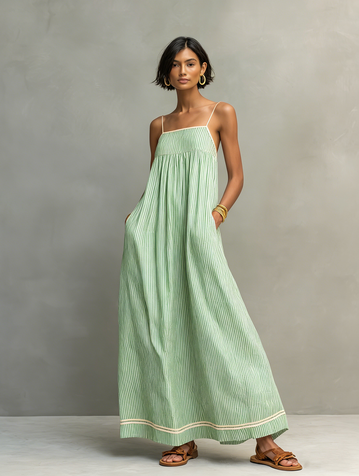 Iverra – Robe drapée tissée