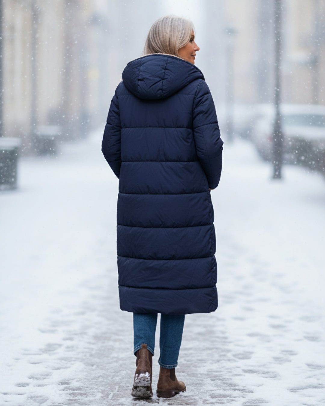 Arlise – manteau réversible en sherpa