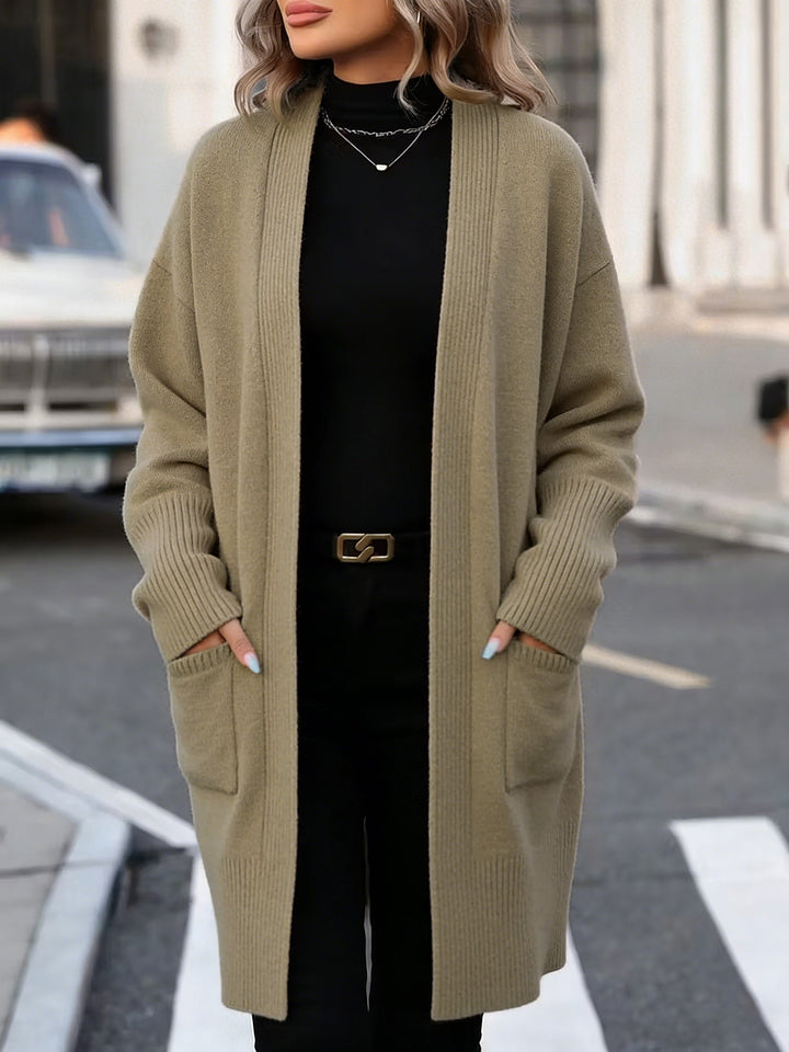 Navira – cardigan en tricot côtelé