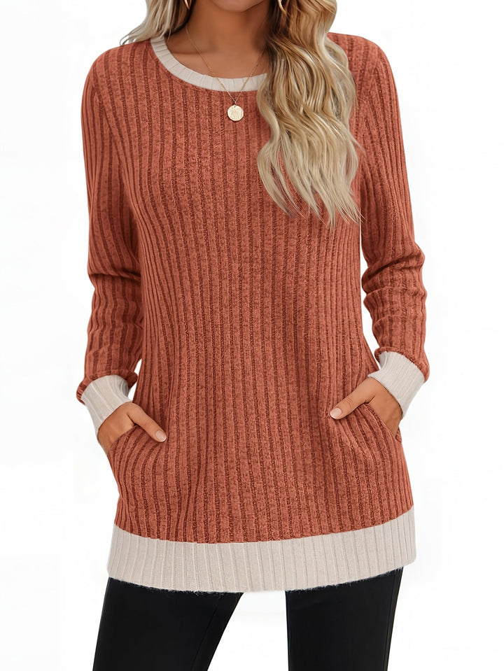 Soreli – t-shirt en maille jersey à blocs de couleur