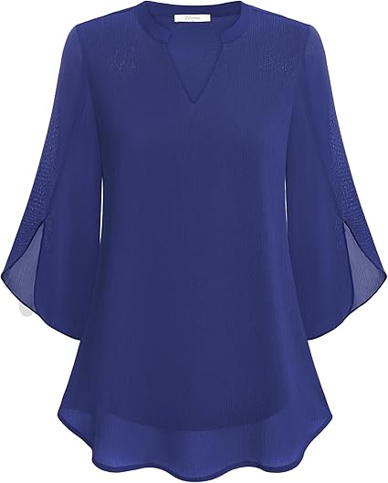 Nerali – Blouse tissée à pans superposés