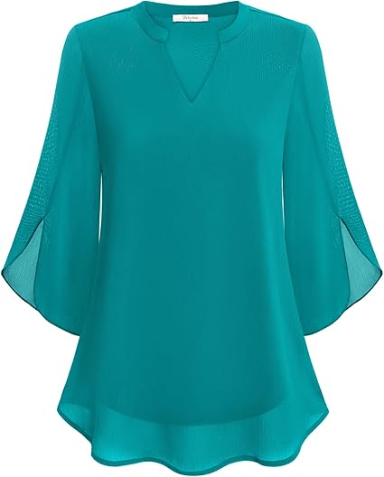 Nerali – Blouse tissée à pans superposés