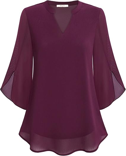 Nerali – Blouse tissée à pans superposés