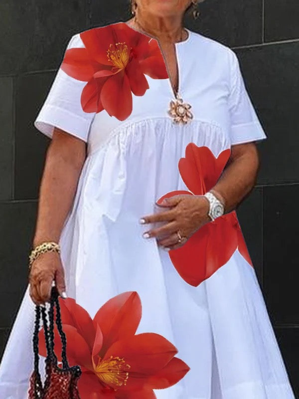 Orvina – Robe midi plissée tissée