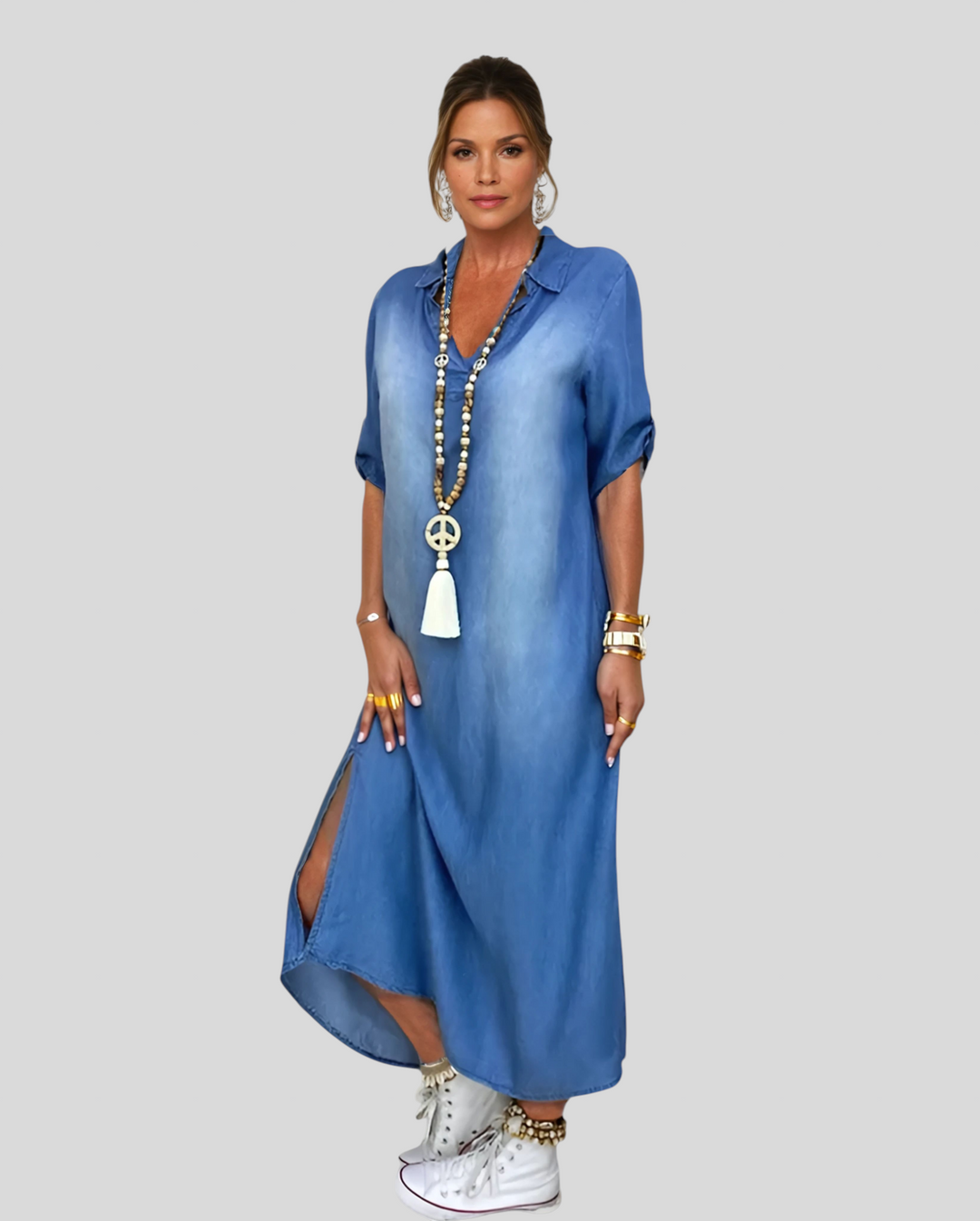 Mevra - Relaxed Cut Denim Dress