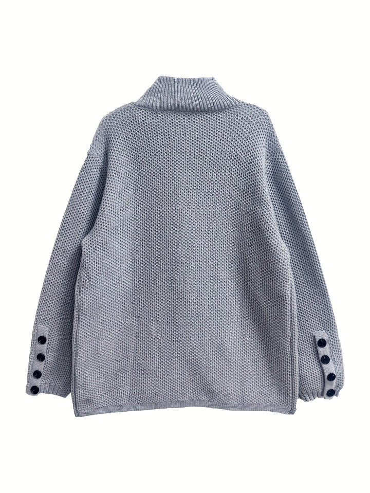 Vesara – cardigan en tricot à col montant
