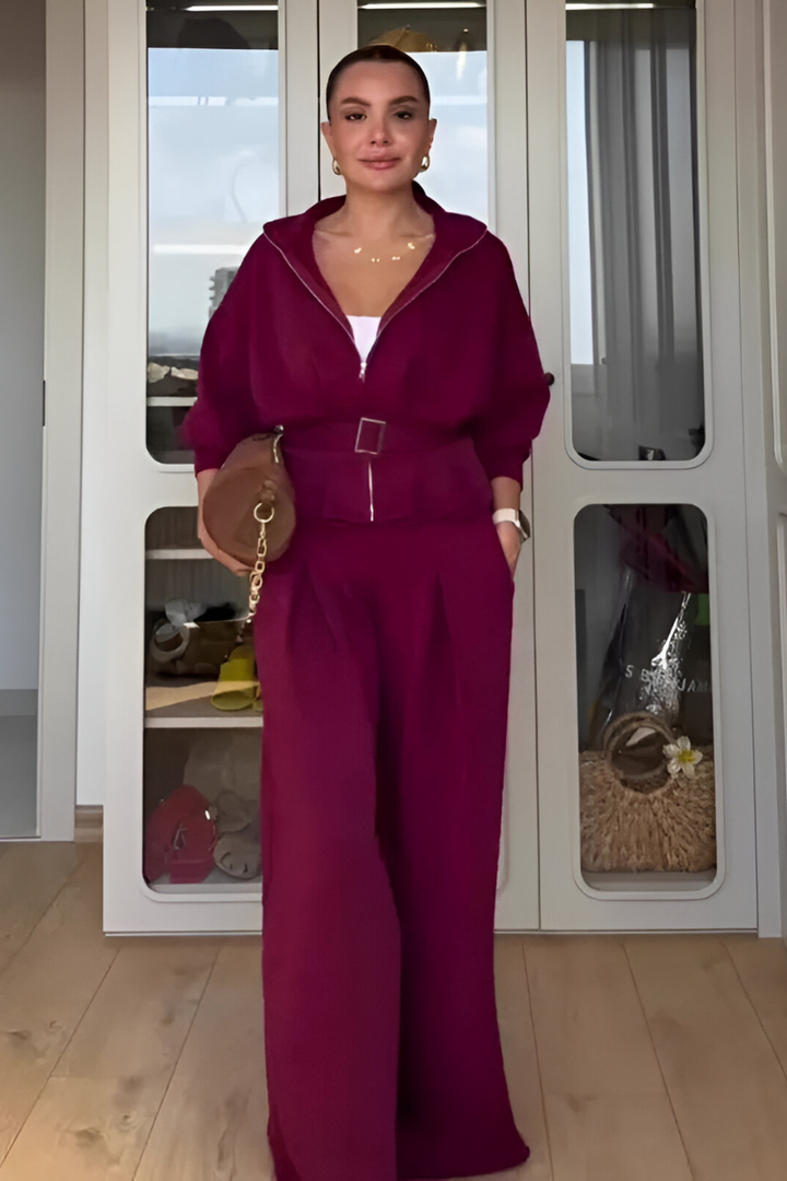 Velori – Ensemble tailleur à jambes larges