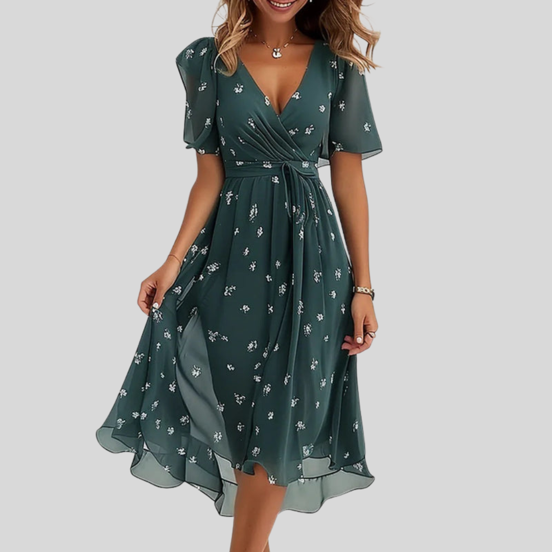 Zaleia – robe à ourlet asymétrique