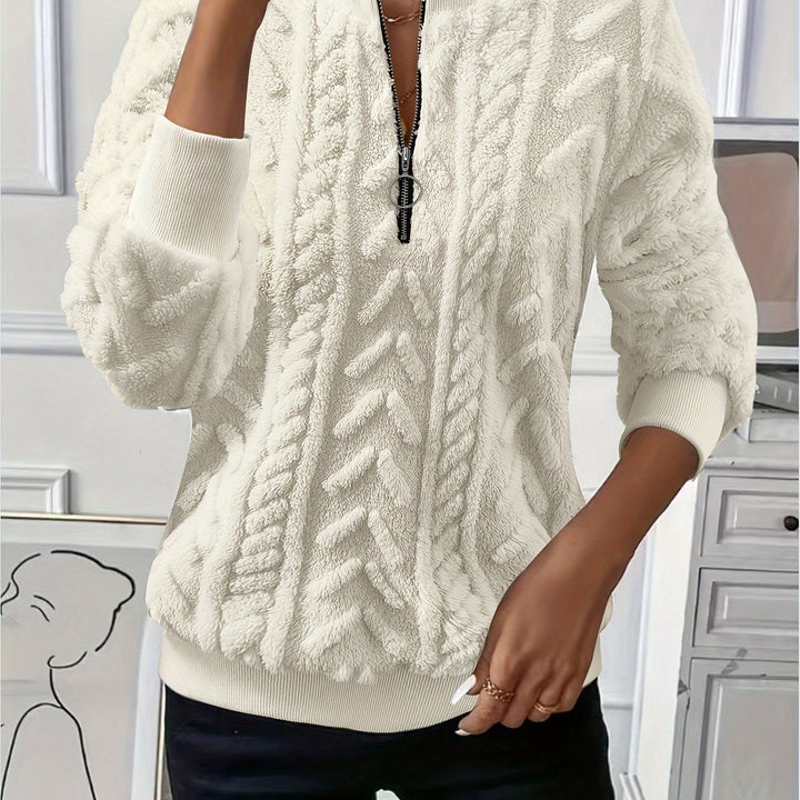 Tirena – sweat-shirt tricoté doublé