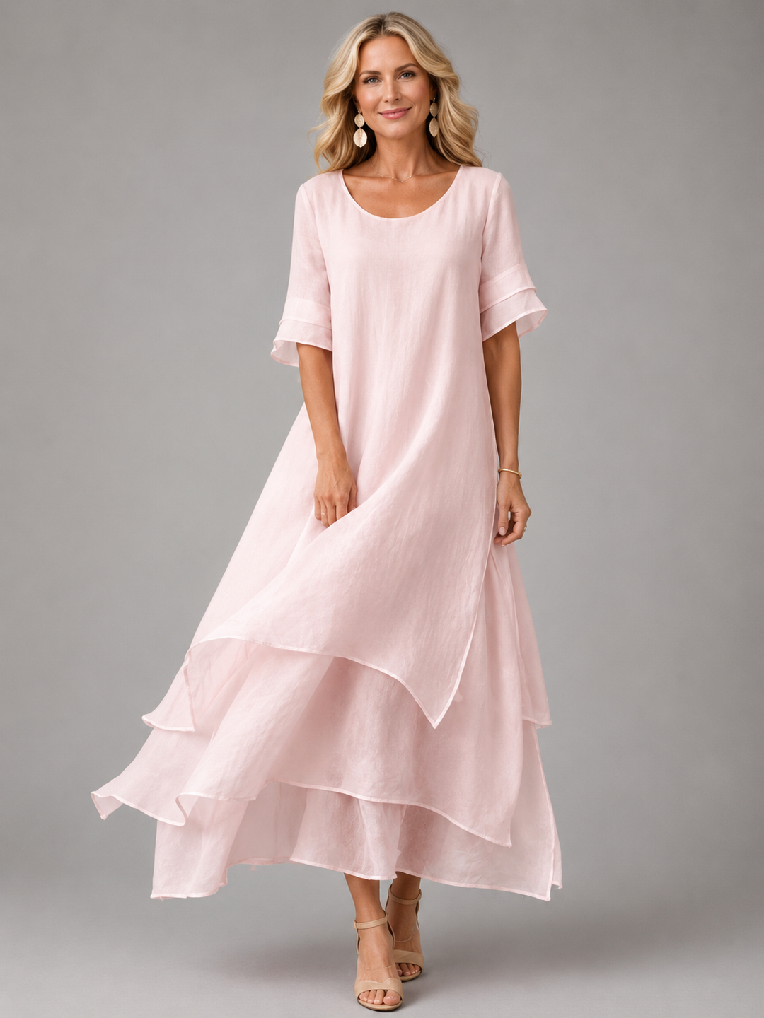 Arlise – Jupe superposée, robe longue