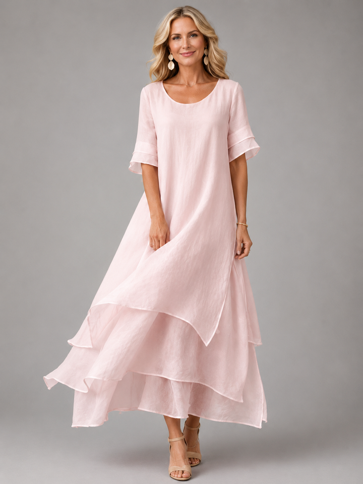 Arlise – Jupe superposée, robe longue