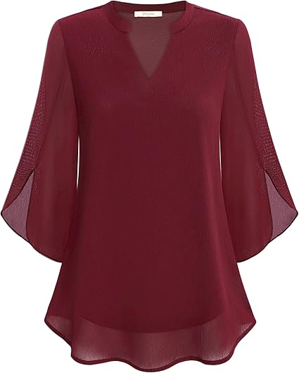 Nerali – Blouse tissée à pans superposés