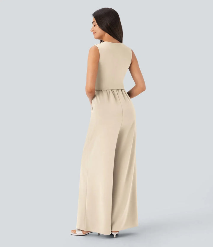 Avessa – Combinaison à jambes palazzo