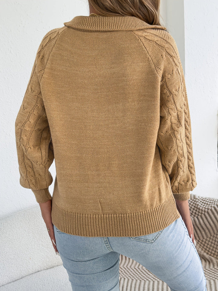 Mevira – pull en maille à manches lanterne