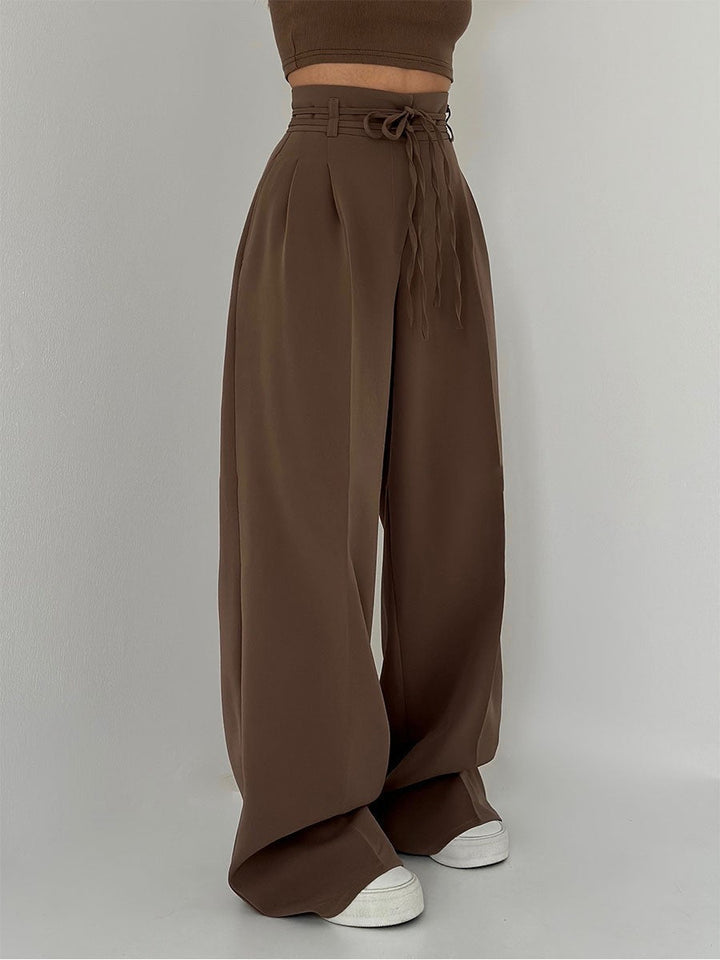 Avenya – pantalon tissé à jambes larges