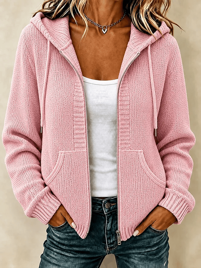 Noreli – Veste tissée à capuche