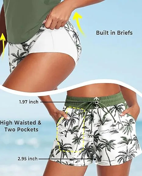 Rilena – Ensemble de tankini en tricot avec shorty à poches