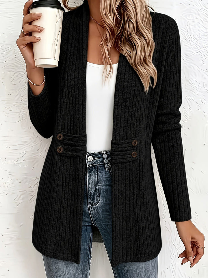 Velira – Cardigan en tricot à double boutonnage