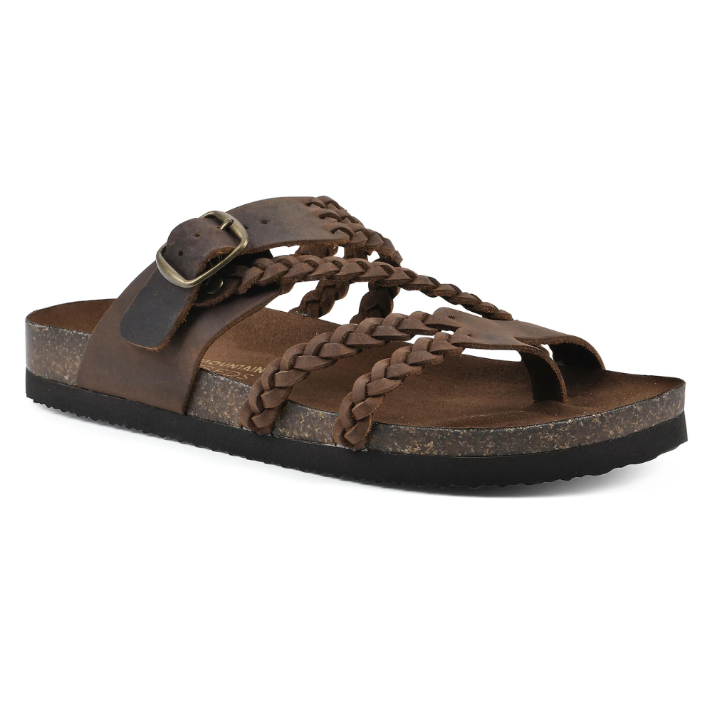 Selira – sandales tressées en daim
