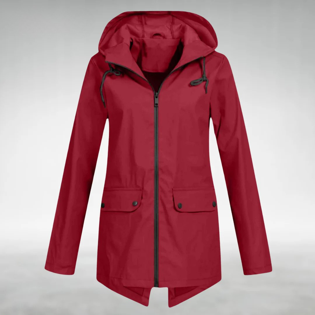 Calira – Imperméable à capuche ajustable