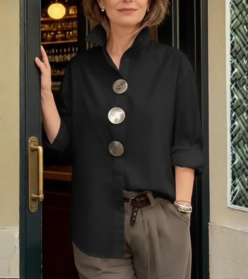 Virela – blouse à col montant