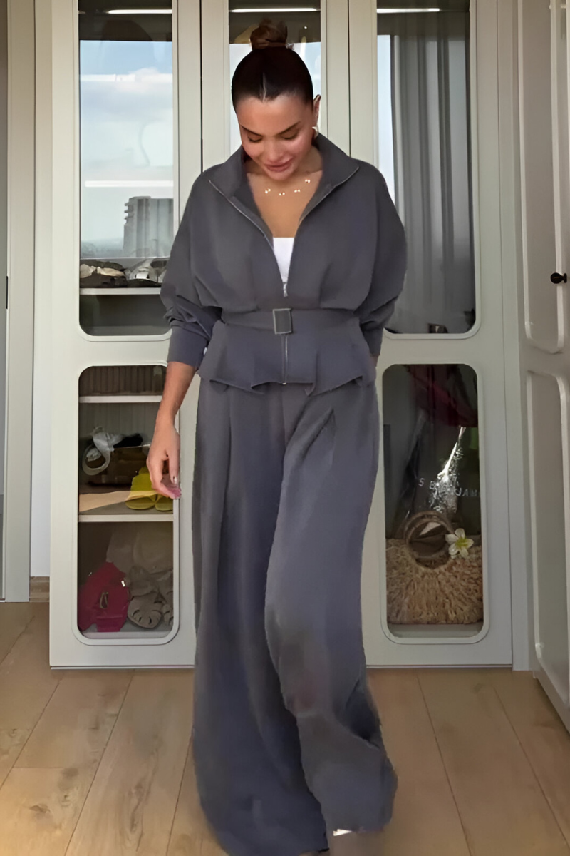 Velori – Ensemble tailleur à jambes larges