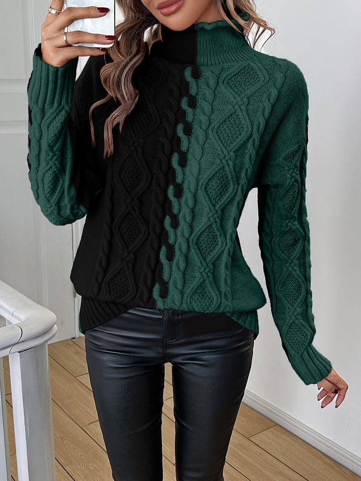 Nerise – Blouse en tricot à rayures verticales