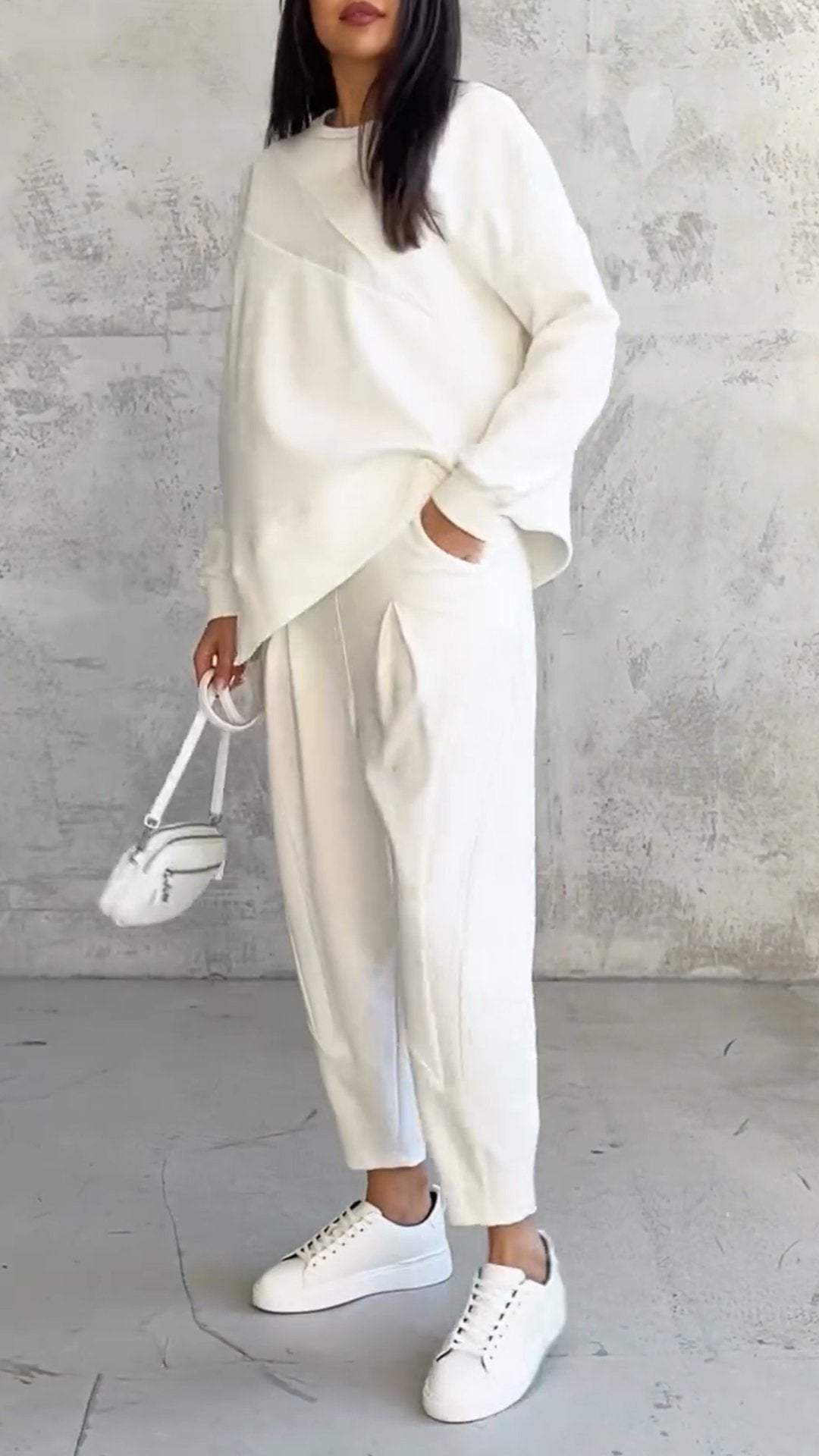 Mirevi – Col rond en mélange de coton, ensemble