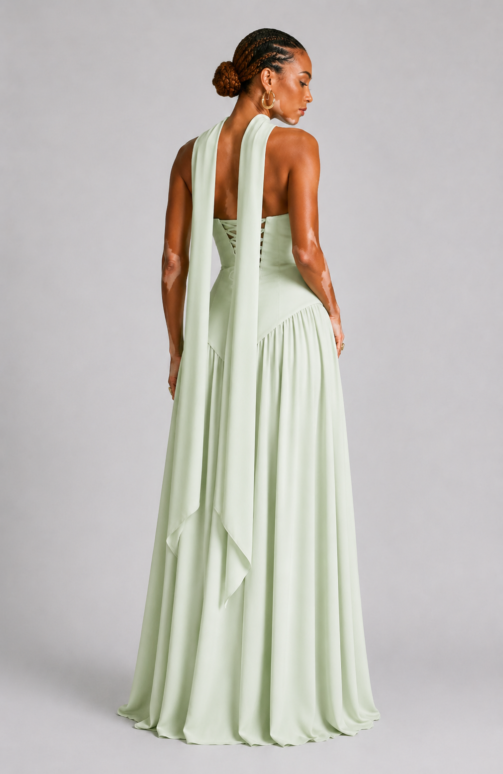 Eryla – Robe maxi à dos nu