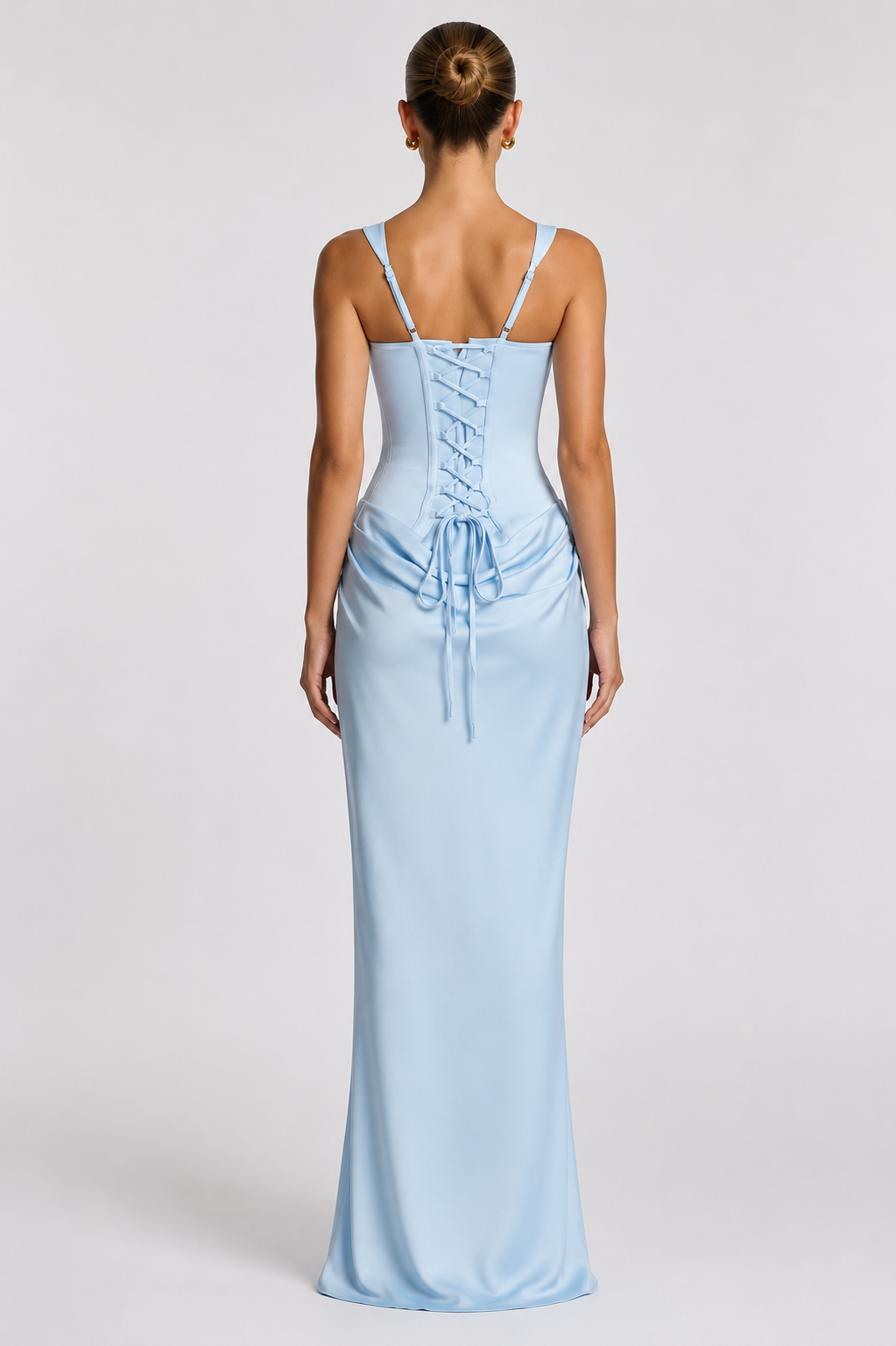 Rheva – robe longue à corset