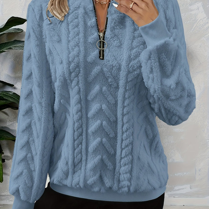 Tirena – sweat-shirt tricoté doublé