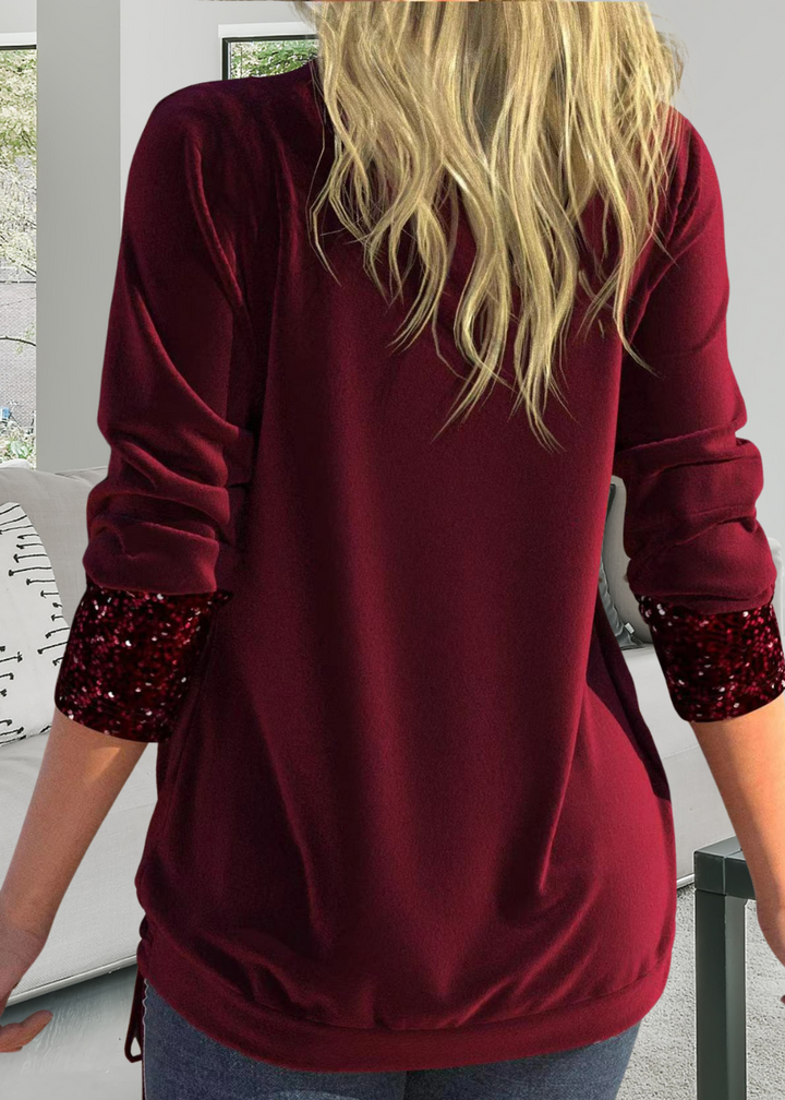 Rivena – ensemble deux pièces avec top en sequins