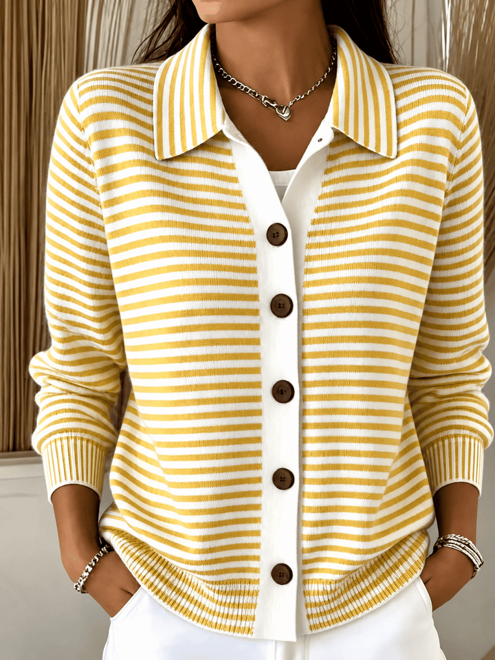 Neraya – cardigan en tricot imprimé