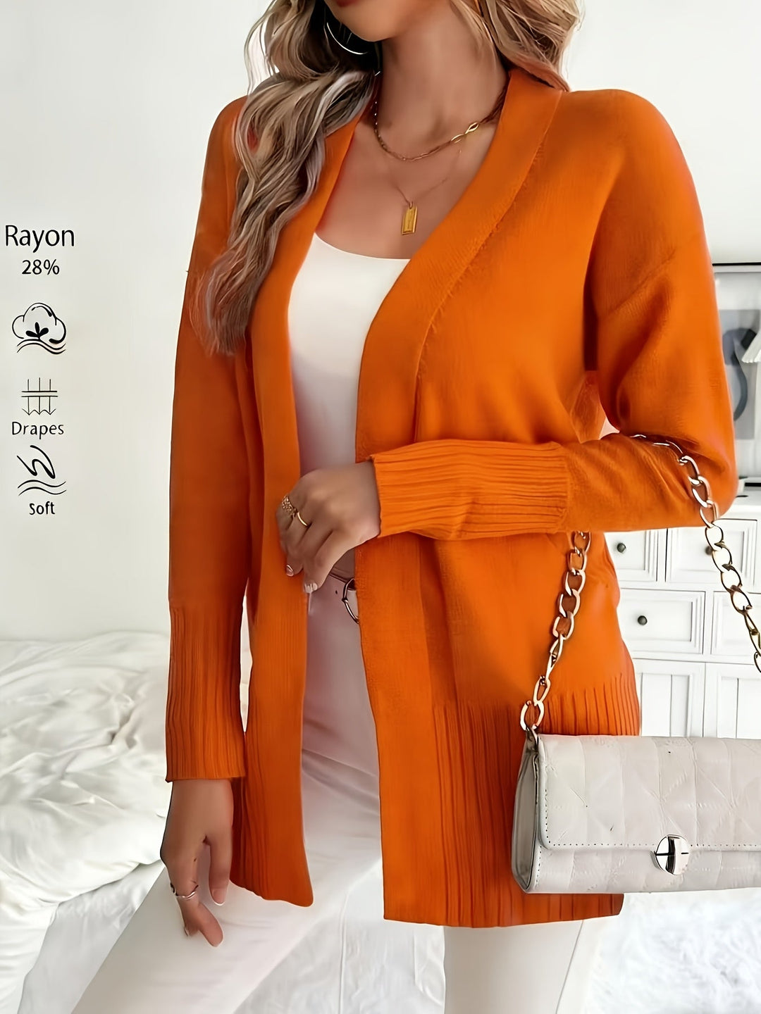 Tivora – gilet long en maille
