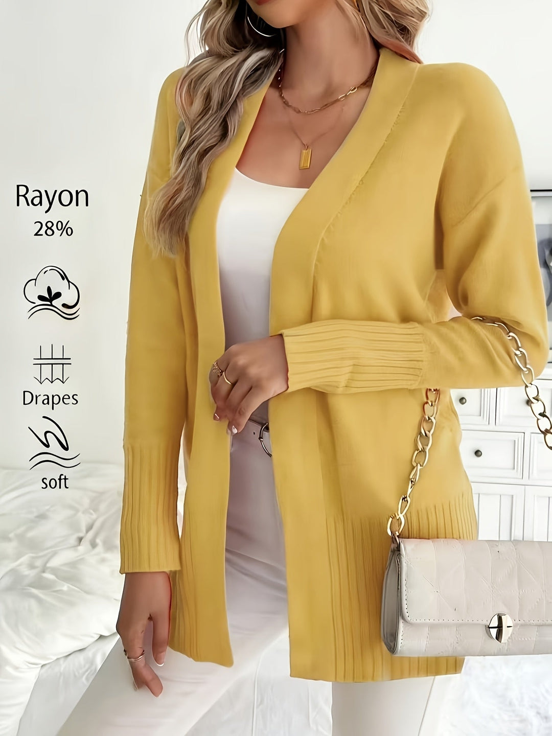 Tivora – gilet long en maille
